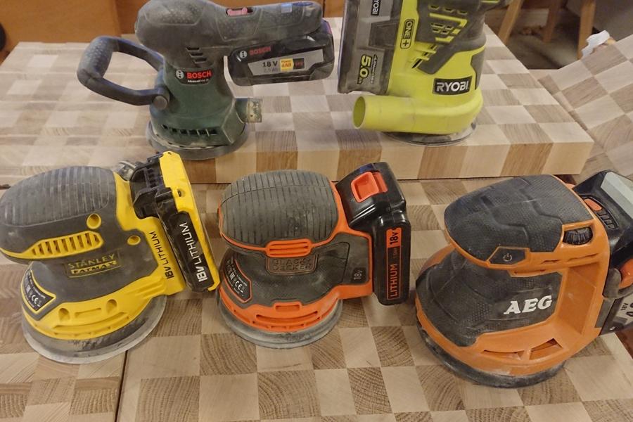 Excenterslipmaskin Bast i test