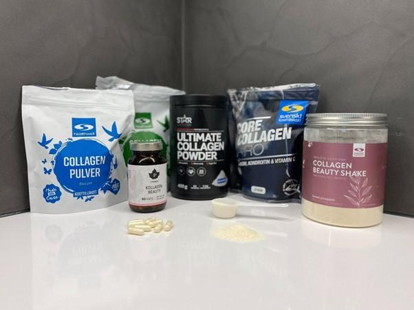 Kollagen bast i test