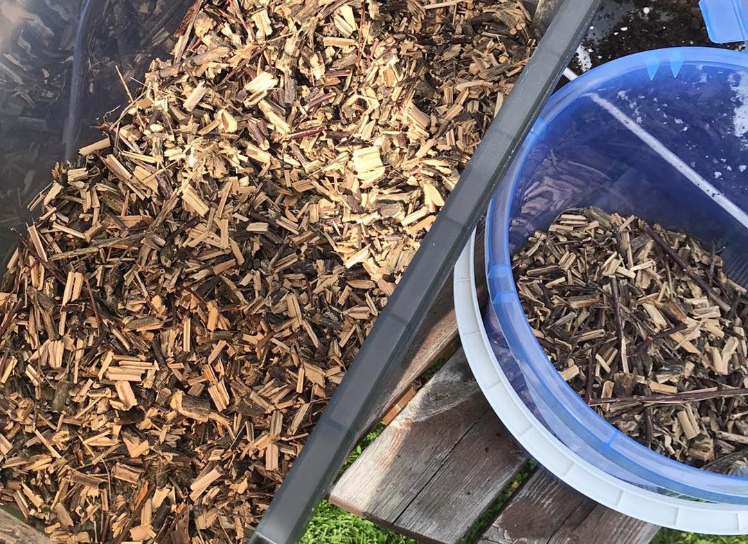 Kompostkvarn bast i test