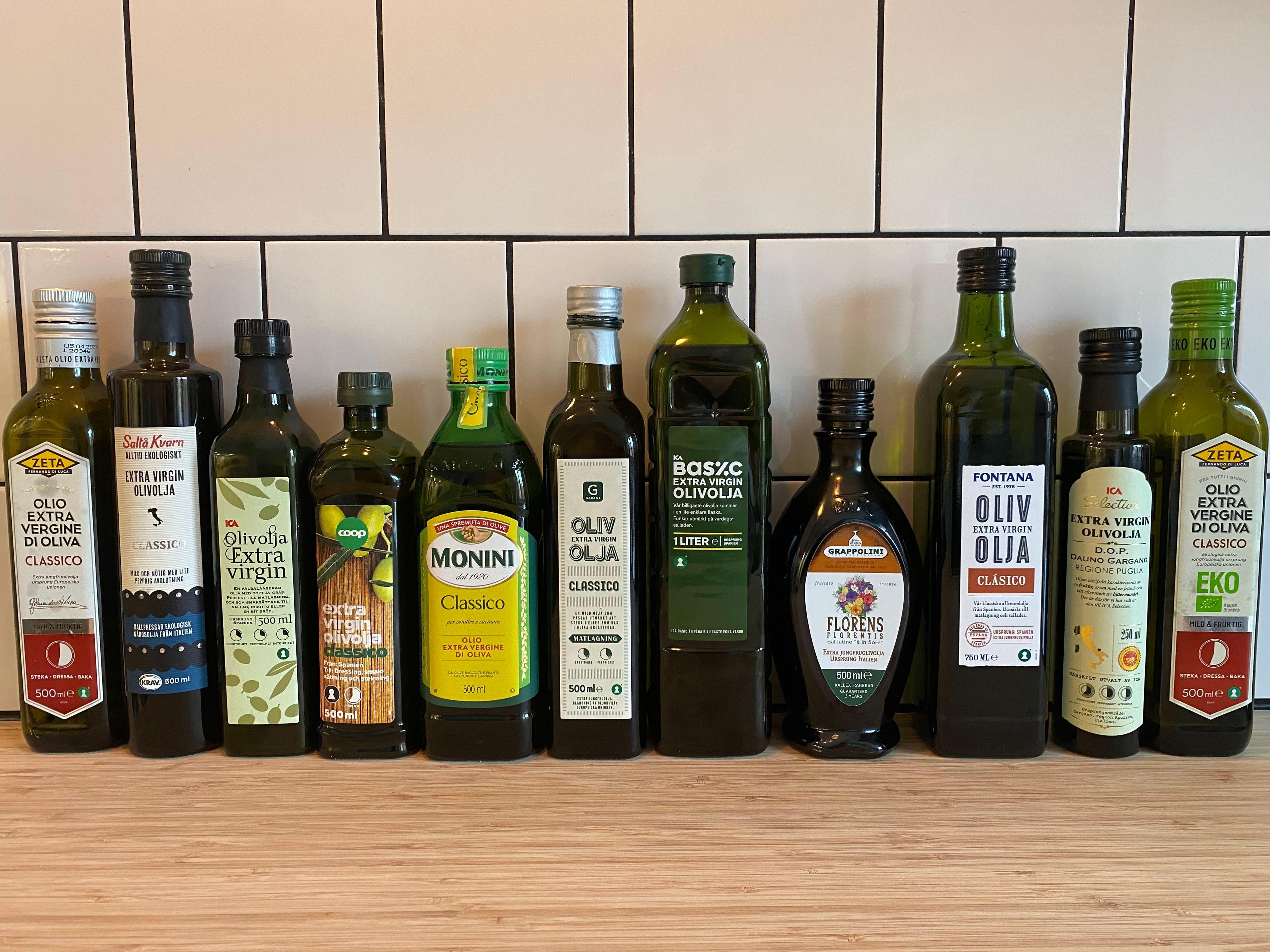 Olivolja Bast i test