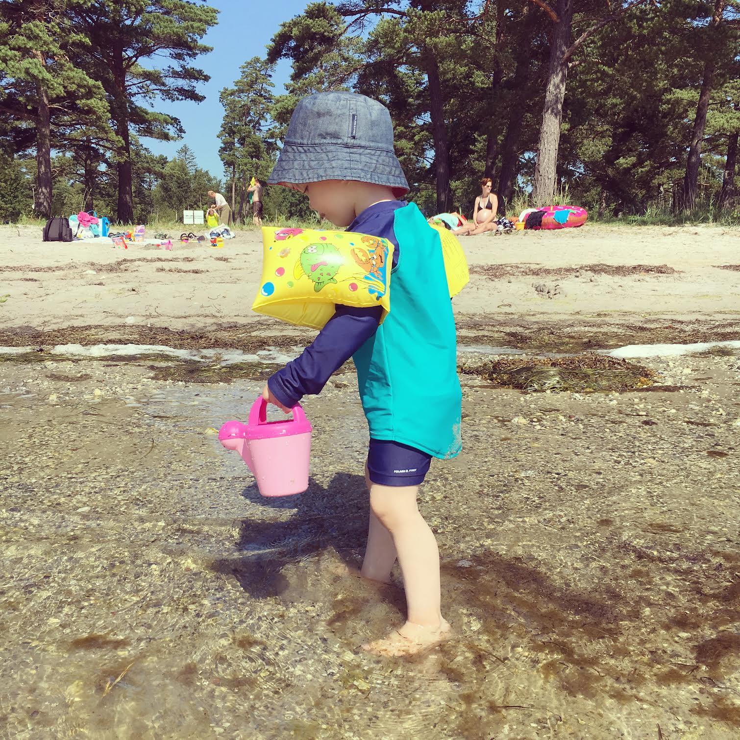 Solkram for barn Bast i test