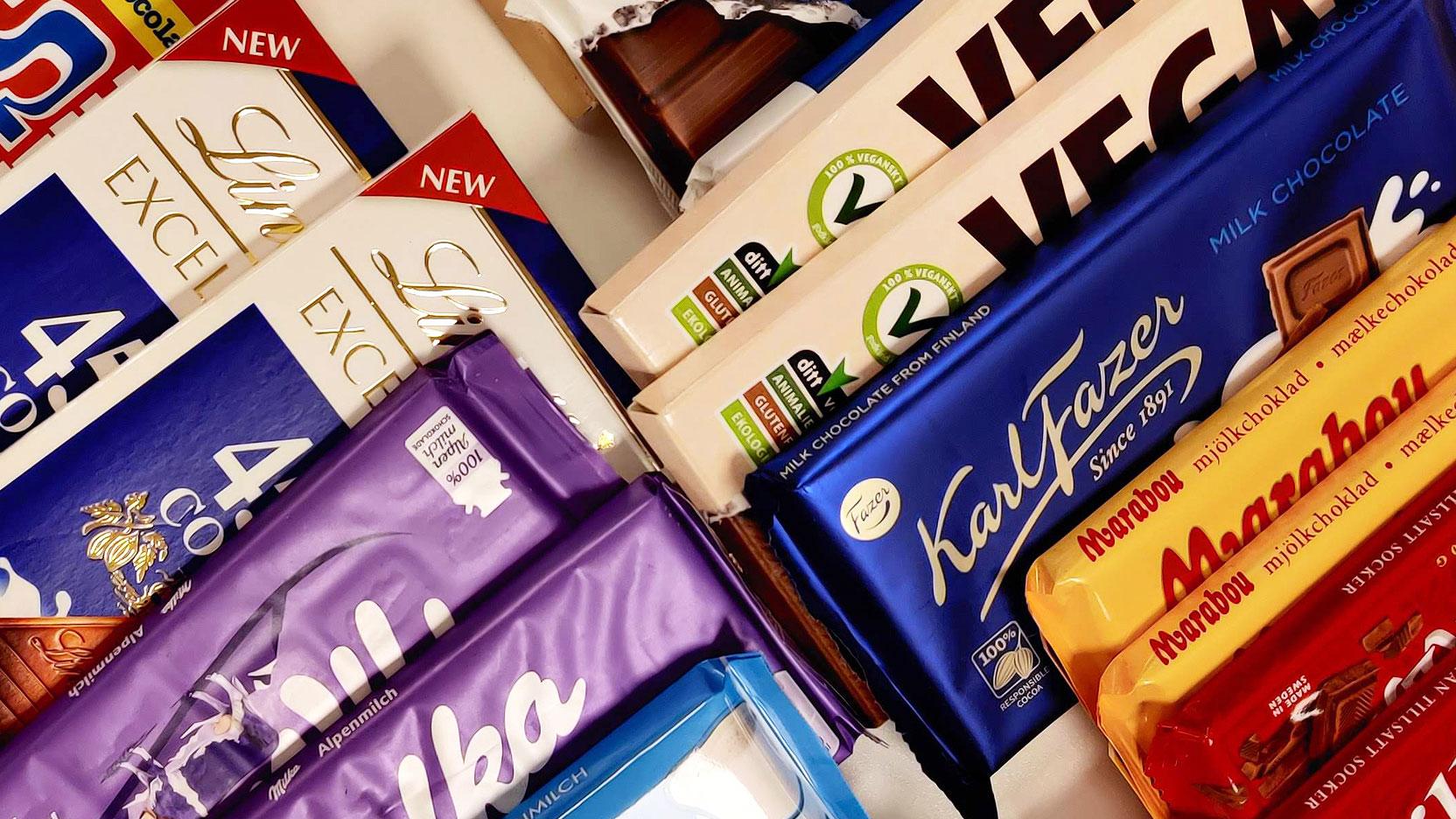 mjolkchoklad bast i test